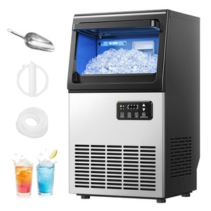image:imageEUHOMY Nugget Ice Maker Machine 80lbs24H Stainless Steel 15lbs Bin80